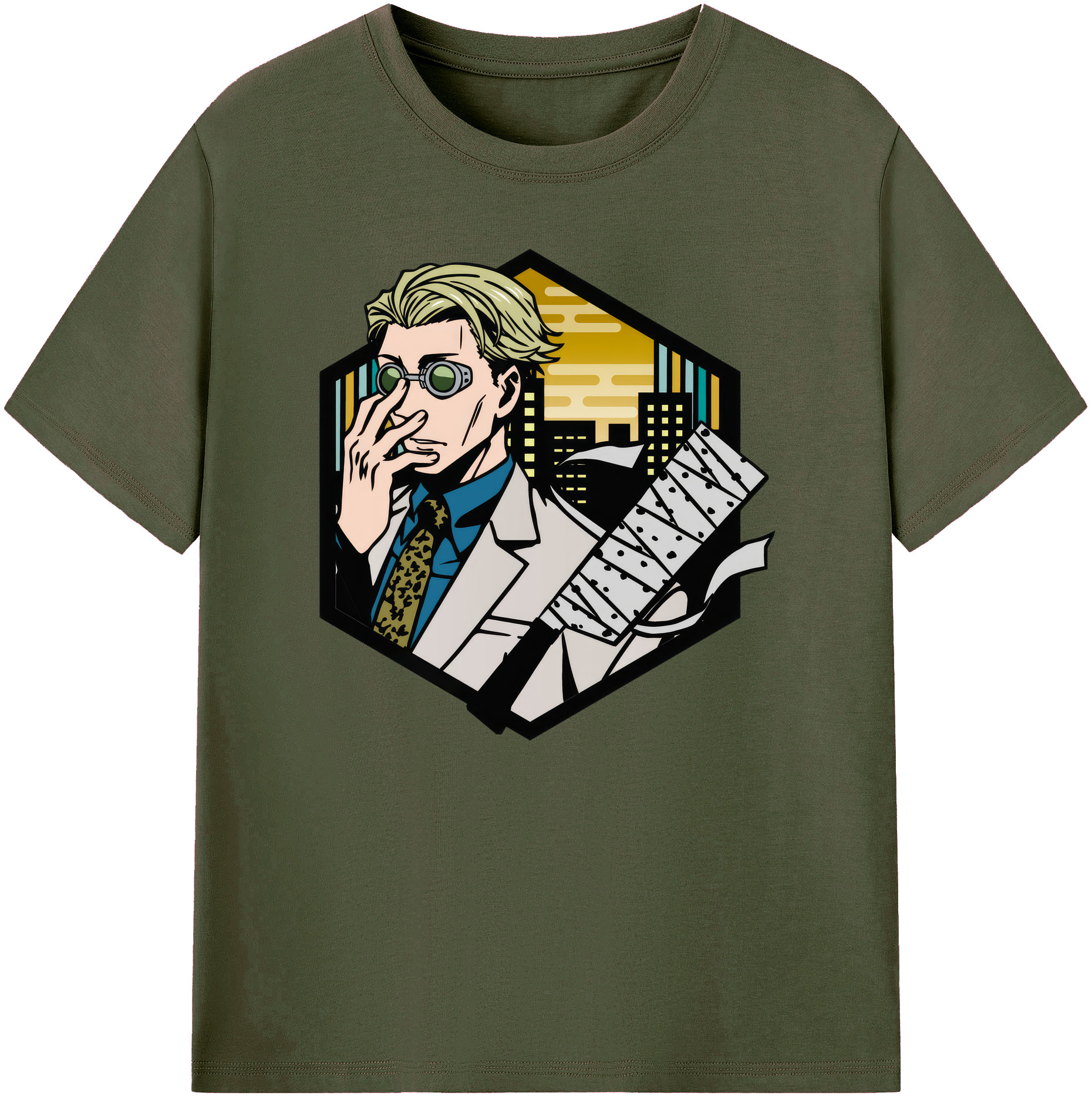 （画像用） 呪術廻戦 Jujutsu Kaisen 綿100％ メンズ半袖Tシャツ｜肌触りやわらか＆通気性
